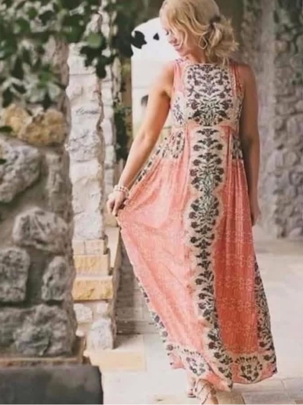 NWT Bhanuni Anthropologie Botanique Maxi Dress Sz 12